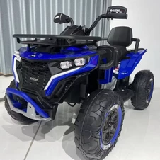 Детский электрический квадроцикл M 6272 EBLR-4 (24V) синий, пульт управления купить