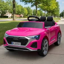 Детская машина на аккумуляторе M 5899 EBLRS-8 розовая, Audi, мягкое сиденье фото 33