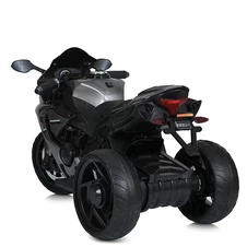 Детский мотоцикл на аккумуляторе M 5823 EL-11, мягкое сиденье, серый фото 11