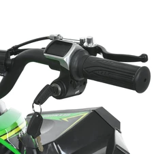 Подростковый квадроцикл Prof1 HB-EATV 1200Q-5ST зеленый, 4 аккумулятора, мотор 1200 Вт фото 14