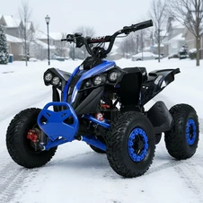 Подростковый квадроцикл Prof1 HB-EATV 1200Q-4ST синий, 4 аккумулятора, мотор 1200 Вт