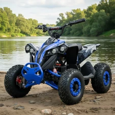 Подростковый квадроцикл Prof1 HB-EATV 1200Q-4ST синий, 4 аккумулятора, мотор 1200 Вт купить