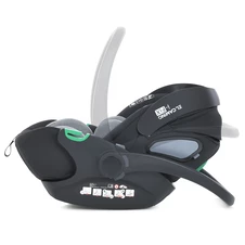 Детское автокресло El Camino i-Fix+ ME 1110 Moon Black i-Size R129, черное фото 44