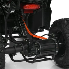 Подростковый квадроцикл Prof1 HB-EATV1450H-2-5(MP3) V2 со спинкой, черно-зеленый фото 16