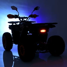 Подростковый квадроцикл Prof1 HB-EATV 1450H-2-5 (MP3), 4 аккумулятора, черно-зеленый фото 55