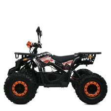 Подростковый квадроцикл Prof1 HB-EATV 1450H-2-7 (MP3), 4 аккумулятора, черно-оранжевый фото 33