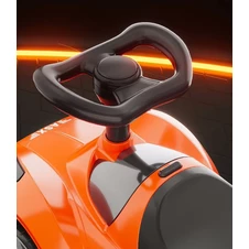 Детская каталка - толокар Bambi M 6299-7 оранжевая, свет, музыка фото 33