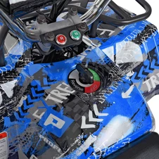 Квадроцикл на аккумуляторе HB-ATV 800AS-2 черный, надувные резиновые колеса фото 13