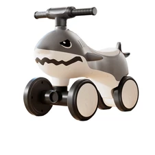 Беговел - толокар BB-0017 Grey акула, музыка, свет, серый купить