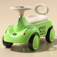 Детский беговел - толокар BB-0015 Green машина, музыка, свет, зеленый фото 11