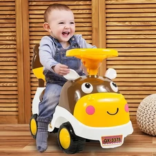 Беговел - толокар Tilly BB-0013 Brown, музыка, свет, коричневый