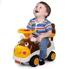 Беговел - толокар Tilly BB-0013 Brown, музыка, свет, коричневый фото 33