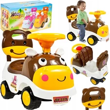 Беговел - толокар Tilly BB-0013 Brown, музыка, свет, коричневый фото 55