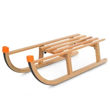 Детские санки JSXQ-21G деревянные, складные
