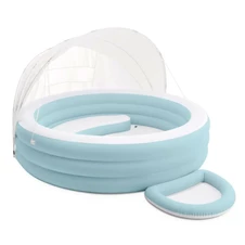 Детский надувной бассейн Intex 57195 с навесом от солнца, 227 х 221 х 137 см. фото 33