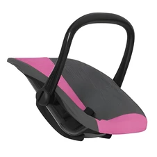 Коляска для куклы Carrello Magia 9636 Rose red с сумочкой, 3 в 1, малиновая фото 33