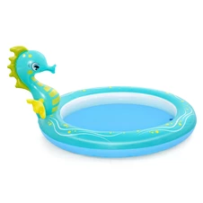 Детский надувной бассейн Bestway 53114, Морской конек, 188 х 160 х 86 см. фото 11