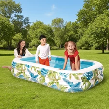 Детский надувной бассейн Intex 57177, Тропики, 229 х 152 х 48 см.