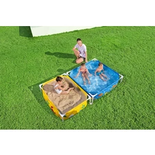 Детский каркасный бассейн Bestway 561CF с песочницей, 213 х 122 х 30,5 см. фото 33