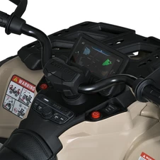 Детский электроквадроцикл M 6080 EBLR-13 бежевый, 4 мотора, пульт управления фото 13