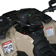 Детский электроквадроцикл M 6080 EBLR-13 бежевый, 4 мотора, пульт управления фото 16