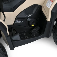 Детский электроквадроцикл M 6080 EBLR-13 бежевый, 4 мотора, пульт управления фото 32