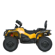Детский электрический квадроцикл M 6080 EBLR-6 желтый, 4 мотора, пульт управления фото 33