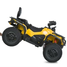Детский электрический квадроцикл M 6080 EBLR-6 желтый, 4 мотора, пульт управления фото 55
