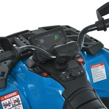 Детский электрический квадроцикл M 6080 EBLR-4 синий, 4 мотора, пульт управления фото 13