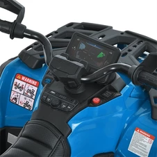 Детский электрический квадроцикл M 6080 EBLR-4 синий, 4 мотора, пульт управления фото 16