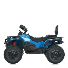 Детский электрический квадроцикл M 6080 EBLR-4 синий, 4 мотора, пульт управления фото 44