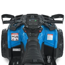 Детский электрический квадроцикл M 6080 EBLR-4 синий, 4 мотора, пульт управления фото 99