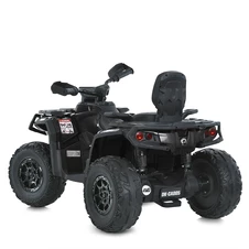 Детский электрический квадроцикл M 6080 EBLR-2 черный, 4 мотора, пульт управления фото 11