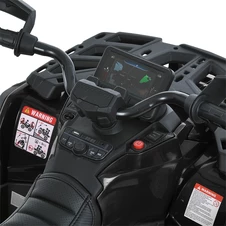 Детский электрический квадроцикл M 6080 EBLR-2 черный, 4 мотора, пульт управления фото 16