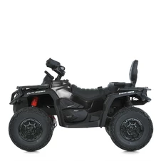 Детский электрический квадроцикл M 6080 EBLR-2 черный, 4 мотора, пульт управления фото 44