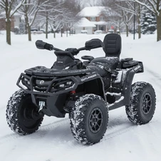 Детский электрический квадроцикл M 6080 EBLR-2 черный, 4 мотора, пульт управления фото 66