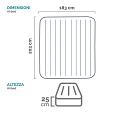 Надувной велюр матрас Intex 64144, 203 х 183 х 25 см. фото 66
