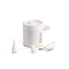 Надувной велюр матрас Intex 64011 с насосом, 191 х 99 х 22 см. фото 44