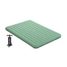 Надувной велюр матрас Bestway 69619, 203 х 142 х 15 см.