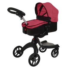 Коляска для куклы Carrello Gloria 9631A Deep red бордовая, с сумочкой фото 99