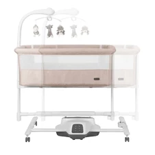 Детская кроватка - качалка Carrello Bloom CRL-10304 Harmonia Beige бежевая, приставная фото 33