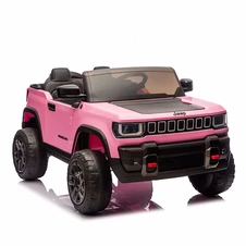 Двухместный детский электромобиль JJ 2500 EBLR-8 (24V) розовый, мягкие EVA колеса купить