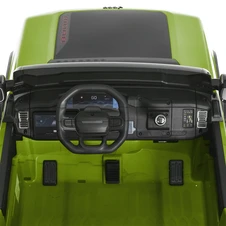 Двухместный детский электромобиль JJ 2500 EBLR-5 (24V) зеленый, мягкие EVA колеса фото 16