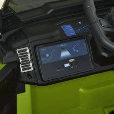 Двухместный детский электромобиль JJ 2500 EBLR-5 (24V) зеленый, мягкие EVA колеса фото 32