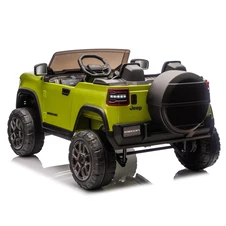 Двухместный детский электромобиль JJ 2500 EBLR-5 (24V) зеленый, мягкие EVA колеса фото 33