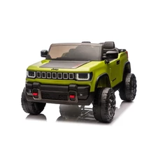 Двухместный детский электромобиль JJ 2500 EBLR-5 (24V) зеленый, мягкие EVA колеса фото 44