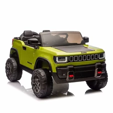 Двухместный детский электромобиль JJ 2500 EBLR-5 (24V) зеленый, мягкие EVA колеса фото 55