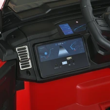Двухместный детский джип JJ 2500 EBLR-3 (24V) красный, светятся фары, музыка фото 32