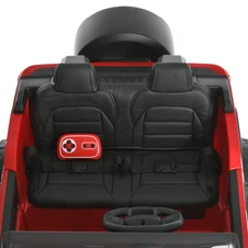 Двухместный детский джип JJ 2500 EBLR-3 (24V) красный, светятся фары, музыка фото 14