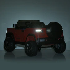 Двухместный детский джип JJ 2500 EBLR-2 (24V) черный, светятся фары, музыка фото 32